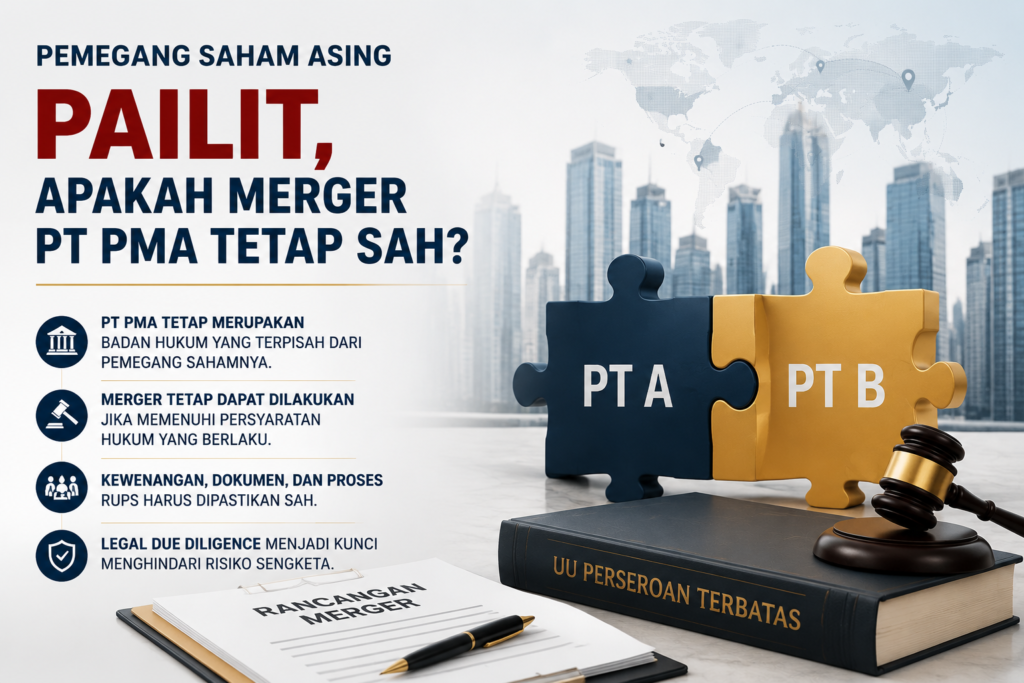 pemegang saham asing pailit